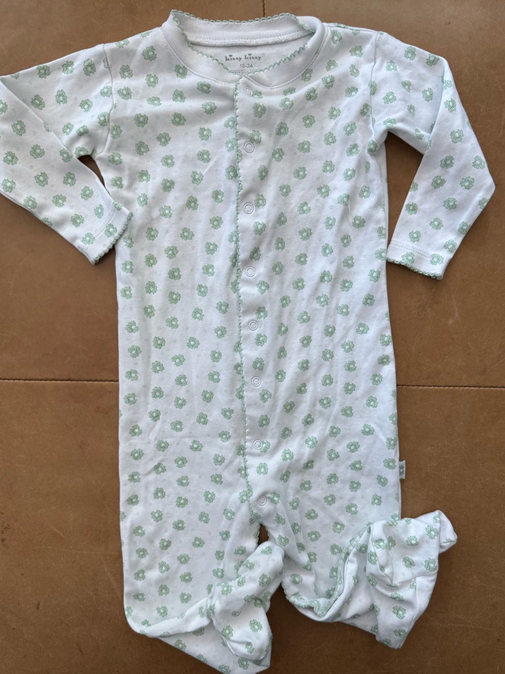 Kissy Kissy Pima Cotton Footie 18-24M